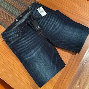 Kut From The Kloth Lauren Crop Straight Leg Jeans.